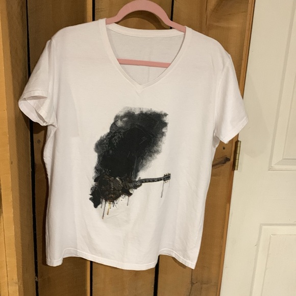 Slash Vneck Tee - Picture 2 of 5